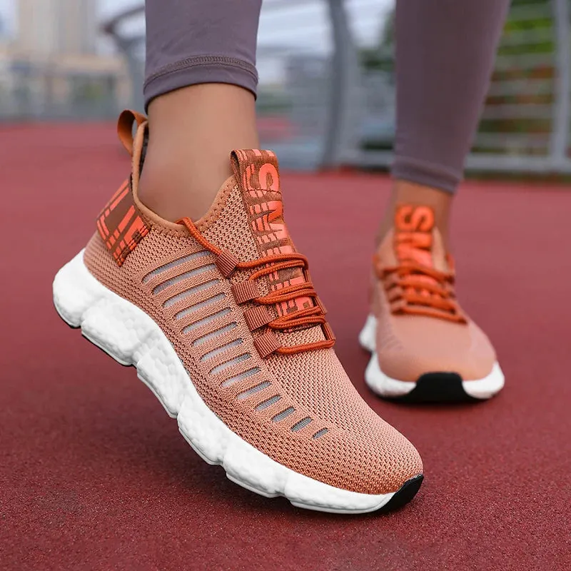 Sneakers – Breathable Running Shoes, Casual Luxury Brand Sport Shoes, Fashion Light Basketball Tenis Platform Shoes for Women