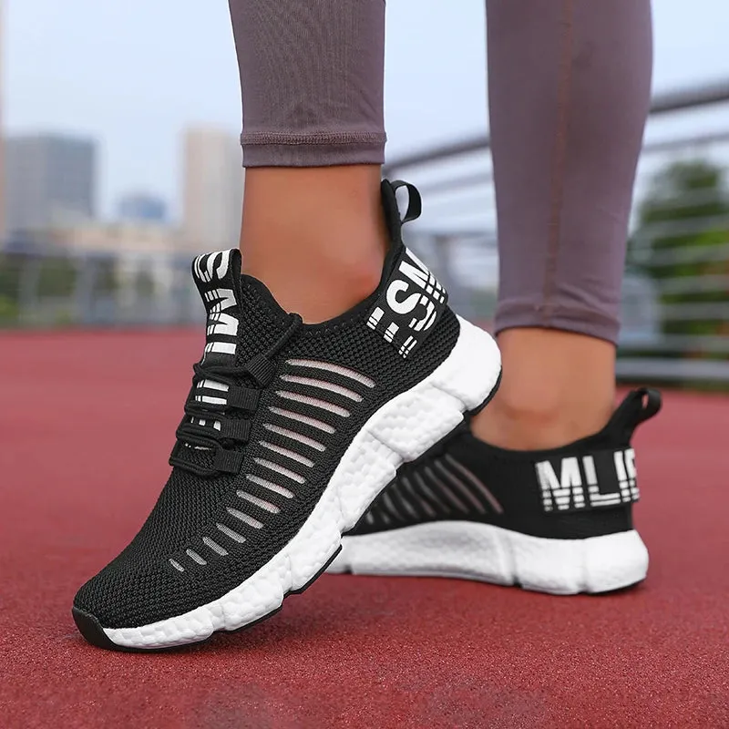 Sneakers – Breathable Running Shoes, Casual Luxury Brand Sport Shoes, Fashion Light Basketball Tenis Platform Shoes for Women