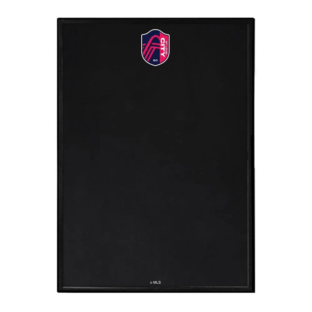 St. Louis CITY SC: Framed Chalkboard Wall Sign