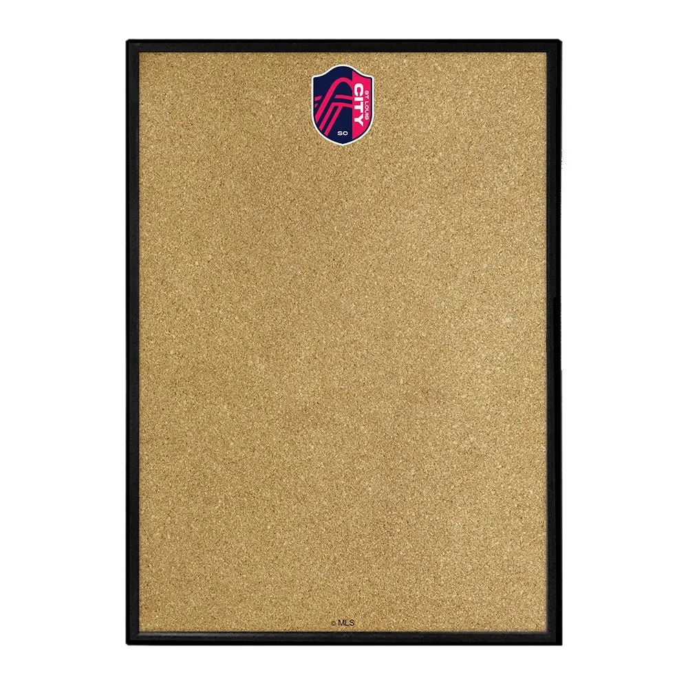 St. Louis CITY SC: Framed Cork Board Wall Sign