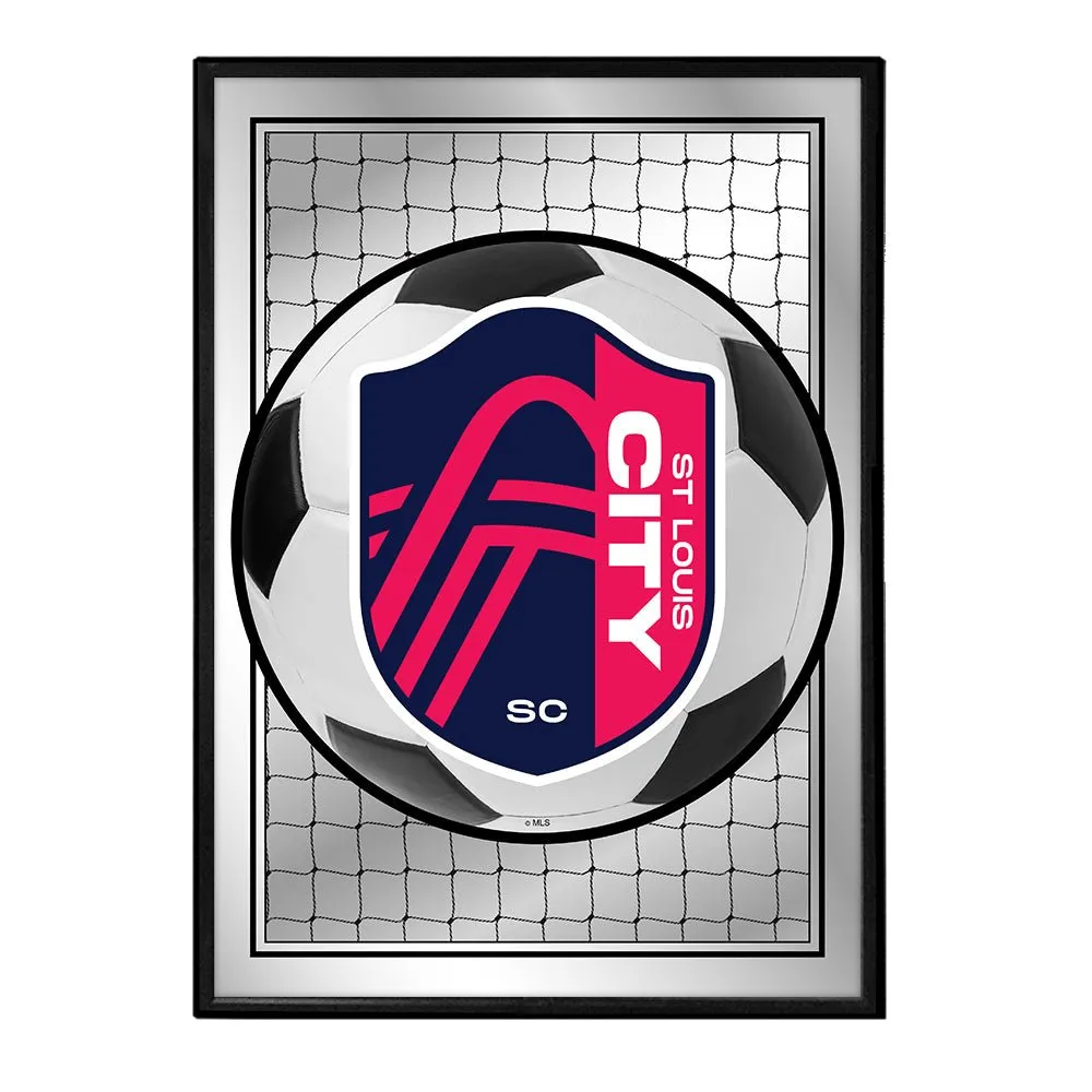 St. Louis CITY SC: Team Spirit - Framed Mirrored Wall Sign