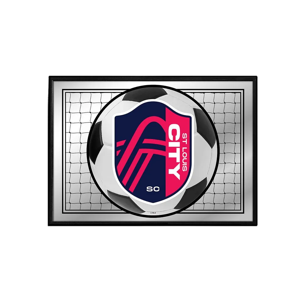 St. Louis CITY SC: Team Spirit - Framed Mirrored Wall Sign