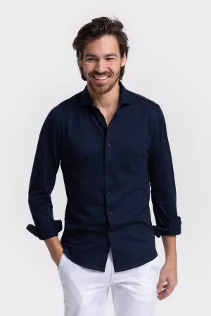 Sträcka Navy Stretch Shirt