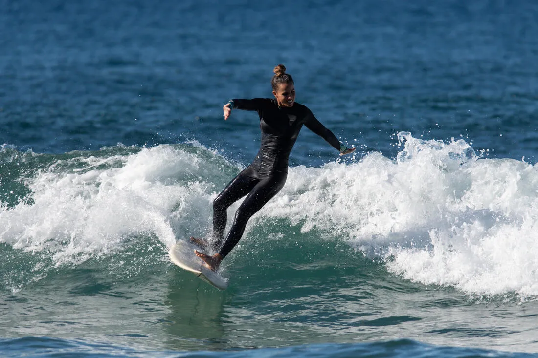 SURF LEGGINGS ANTI-UV RACHEL BLACK - SECOND SKIN AND SHAPING HIGH WAIST