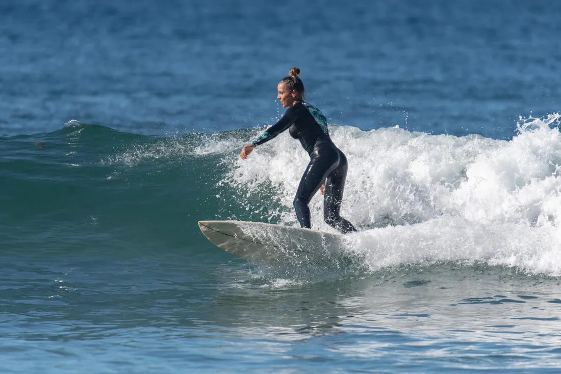 SURF LEGGINGS ANTI-UV RACHEL BLACK - SECOND SKIN AND SHAPING HIGH WAIST