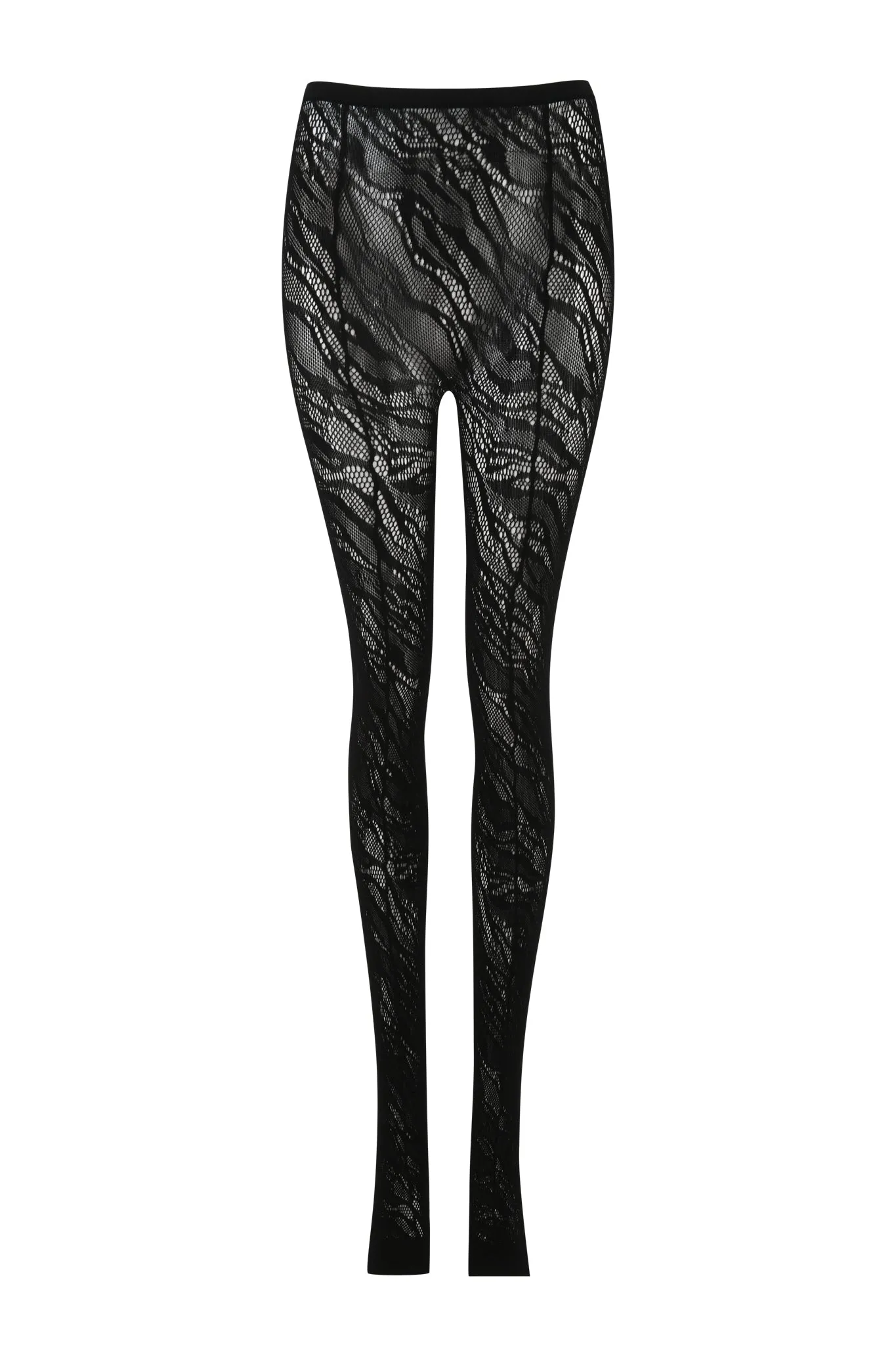 SYBIL TIGHTS - BLACK : ZEBRA