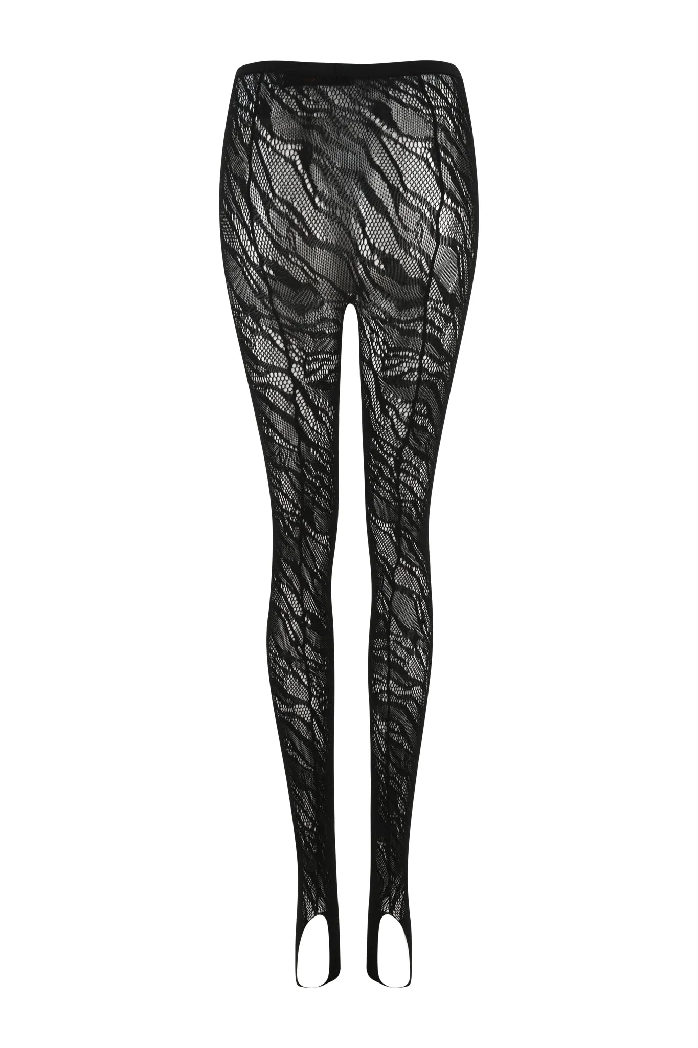 SYBIL TIGHTS - BLACK : ZEBRA