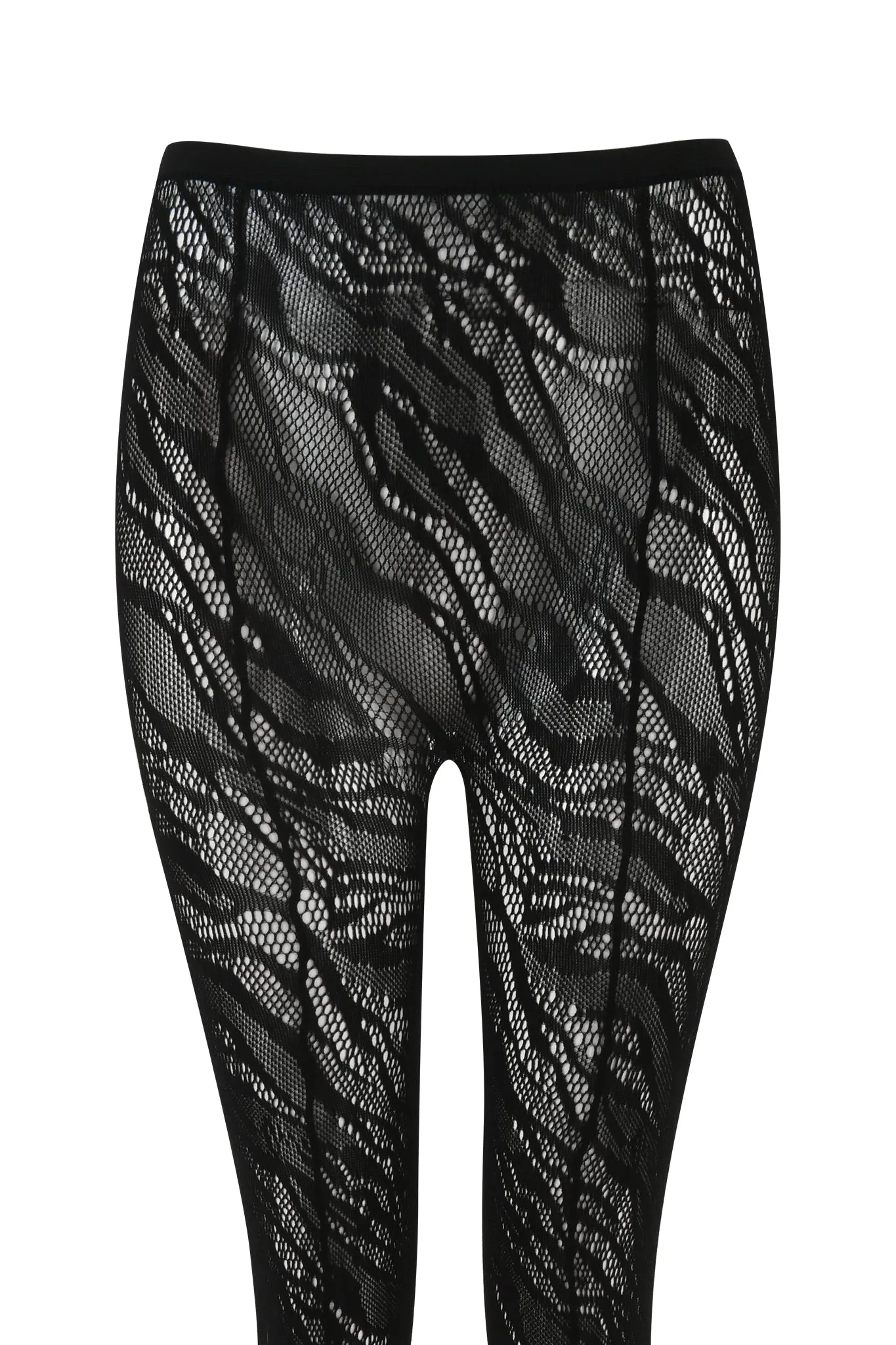 SYBIL TIGHTS - BLACK : ZEBRA