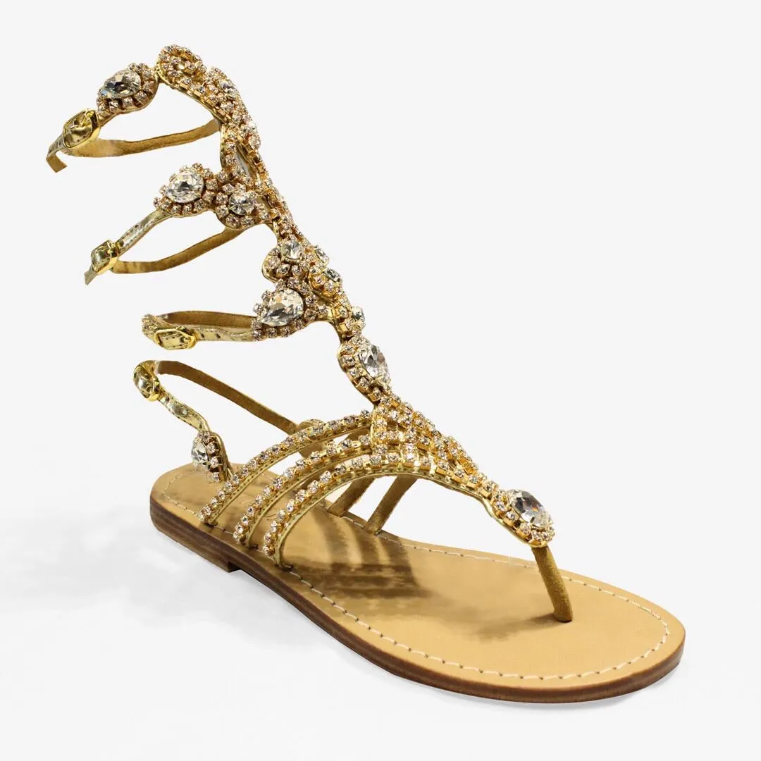 The Roma Sandals Gold
