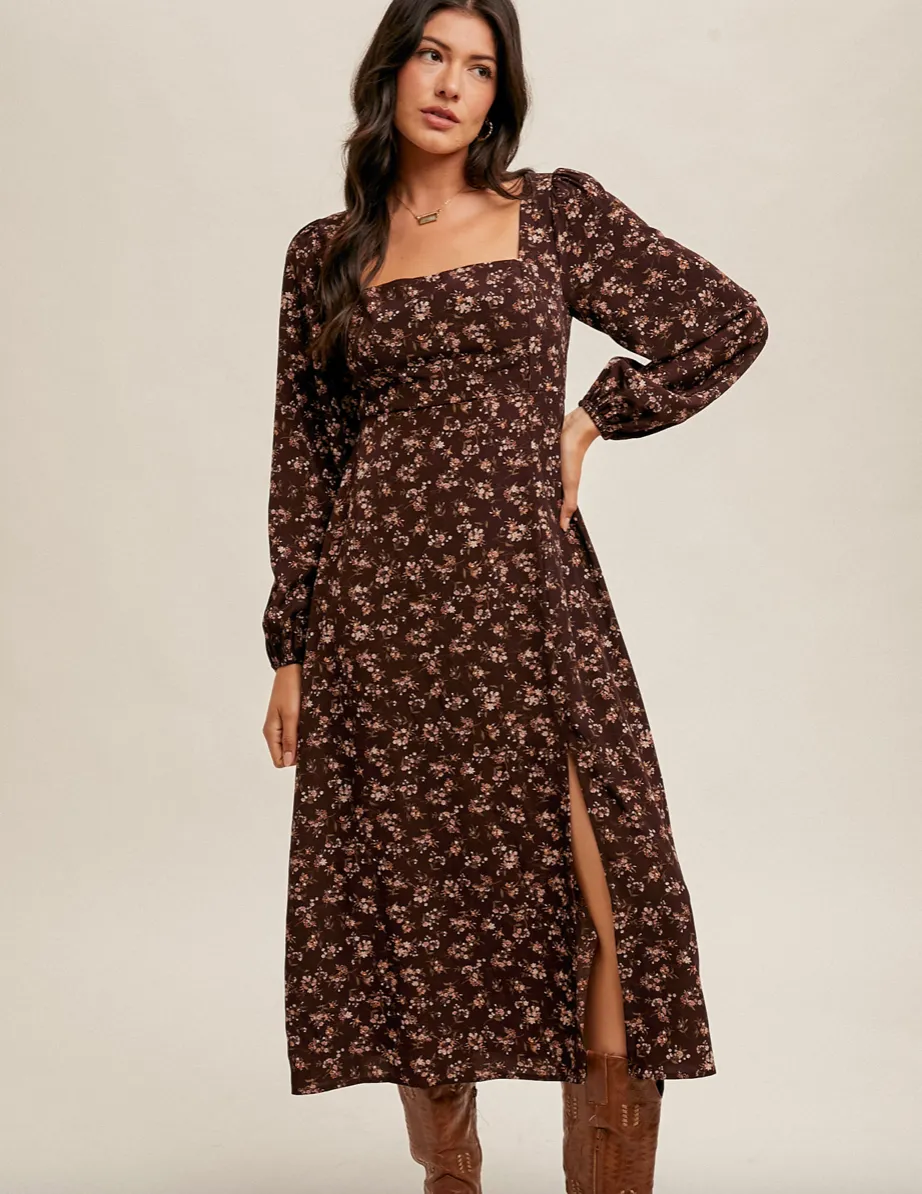 The Skylar Floral Midi Dress