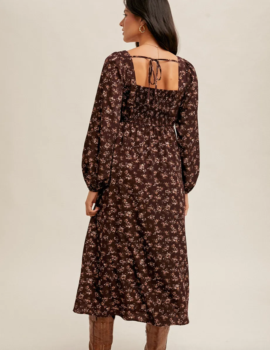 The Skylar Floral Midi Dress