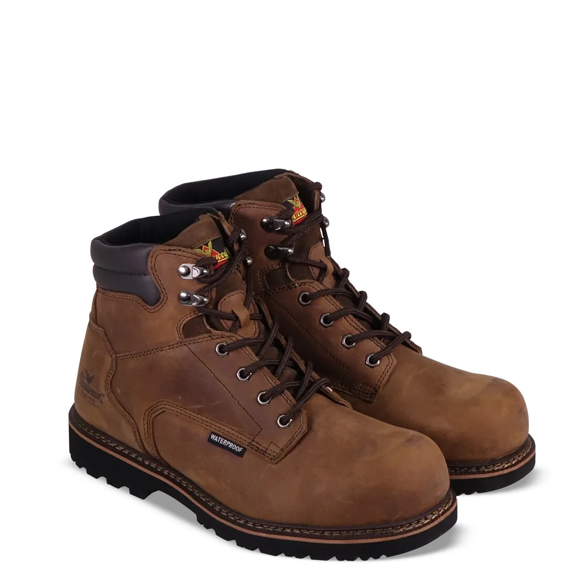 Thorogood 804-3236 Men's V-Series 6" Waterproof Semi-oblique Composite Toe Work Boot