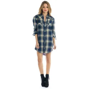 Tina Tribal Plaid Dress