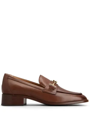 Tod's logo-plaque leather loafers
