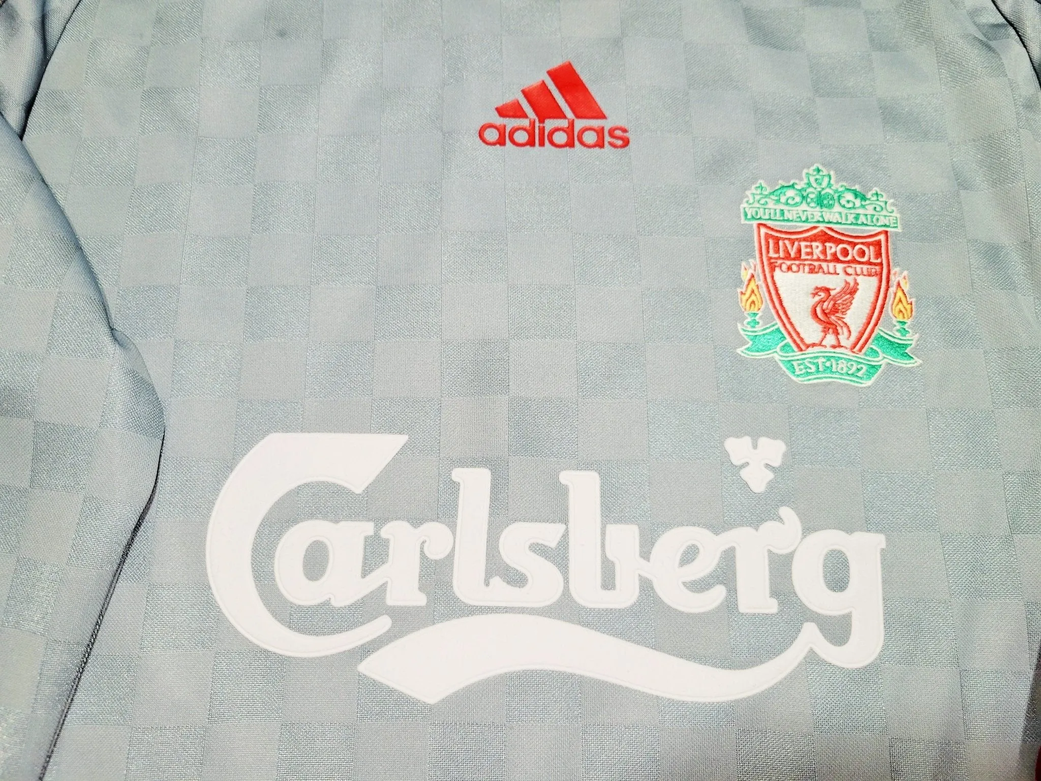 Torres Liverpool 2008 2009 PLAYER ISSUE Away Soccer Jersey Shirt M SKU# 573996