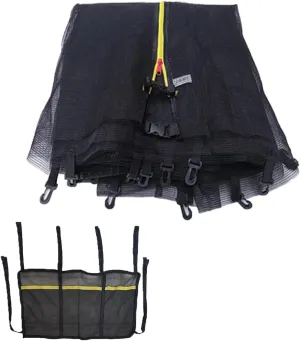 Trampoline Replacement Net Safety Net, round Trampoline Safety Net, Hanging Shoes Net for Trampoline Accessories