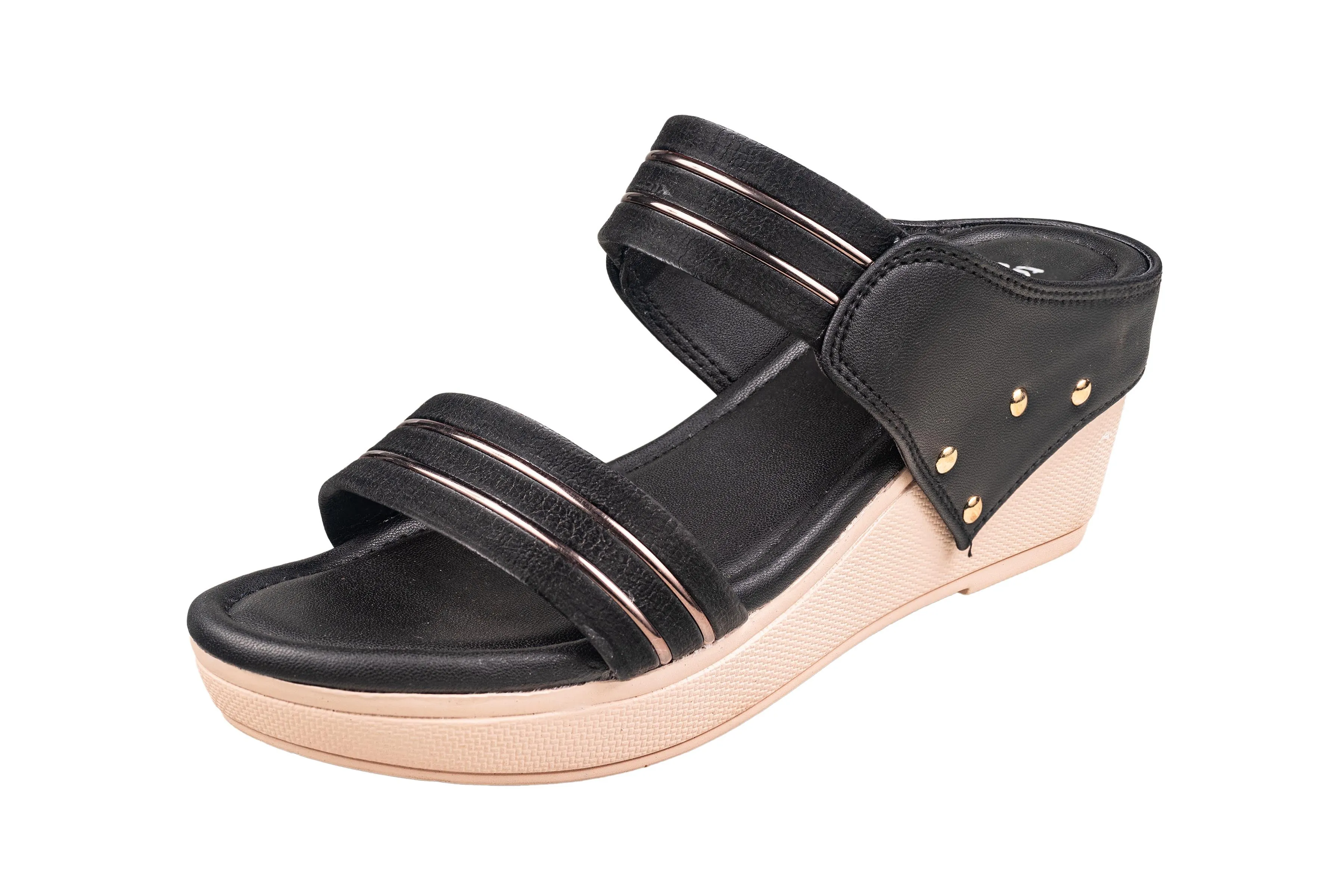 Trendz Ladies Black Chappal