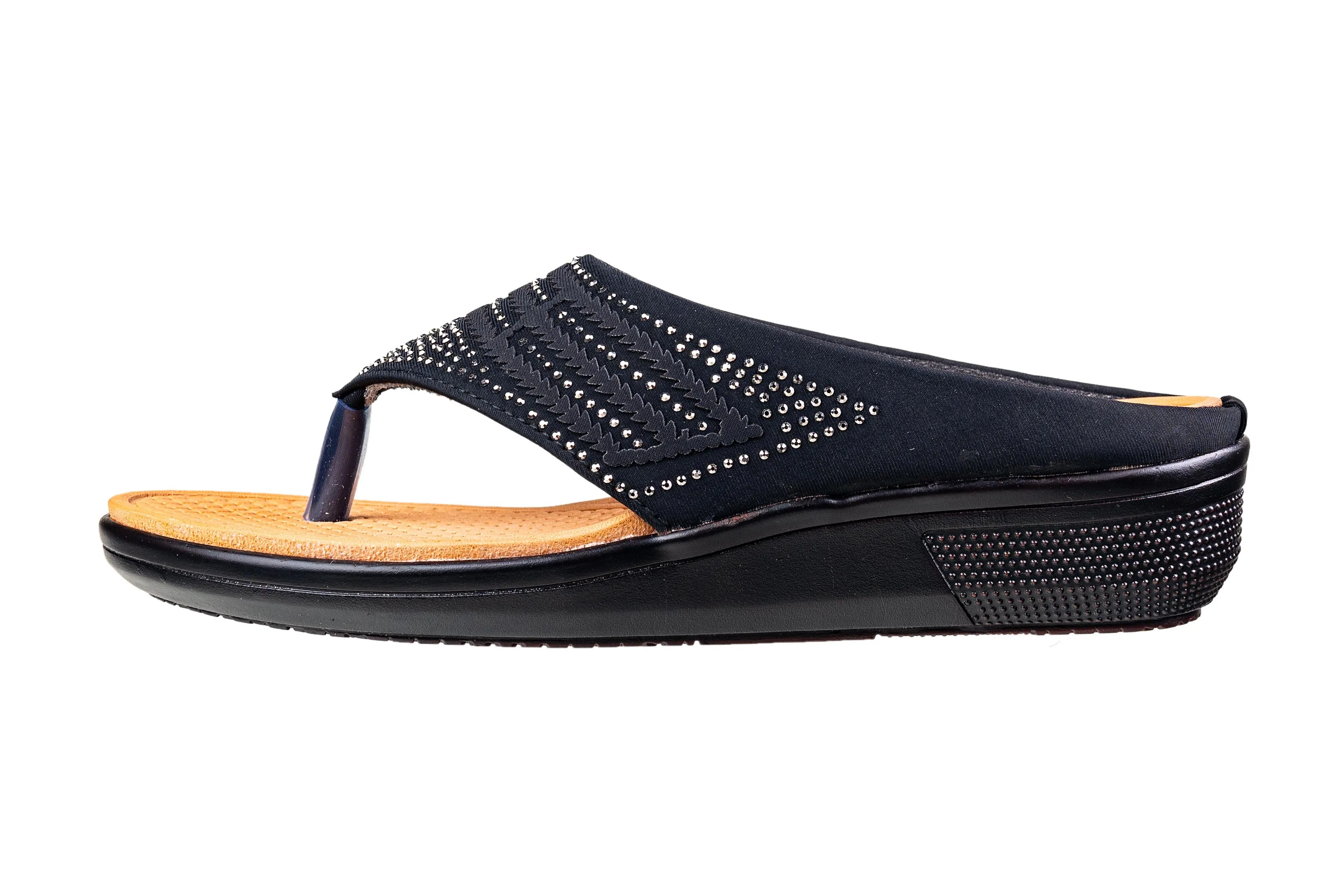 Trendz Ladies Black Chappal