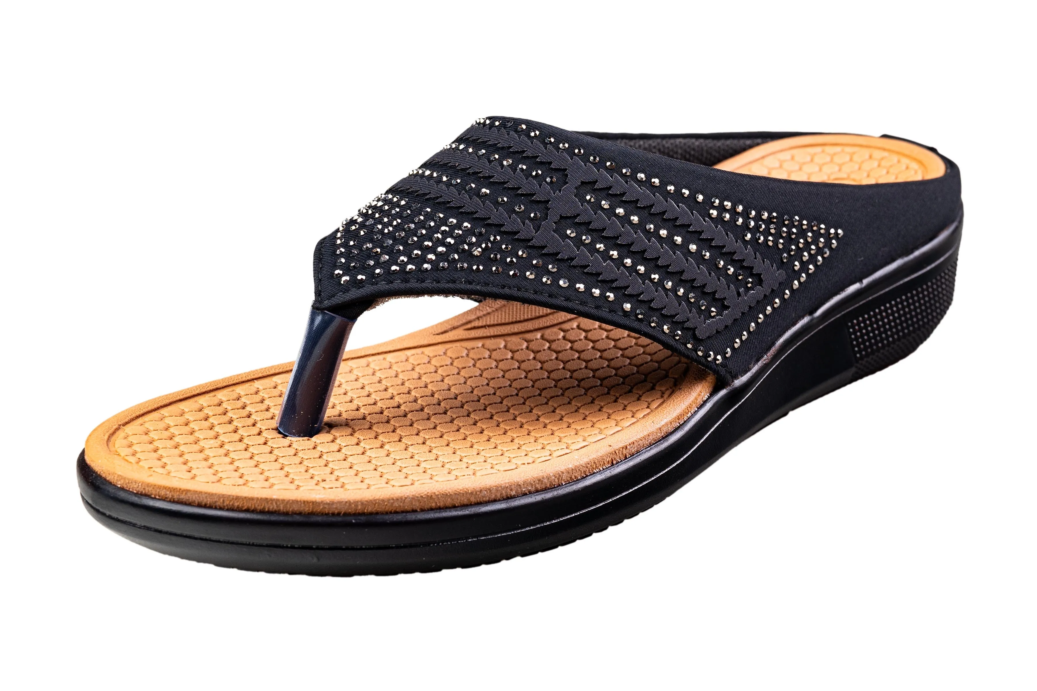 Trendz Ladies Black Chappal