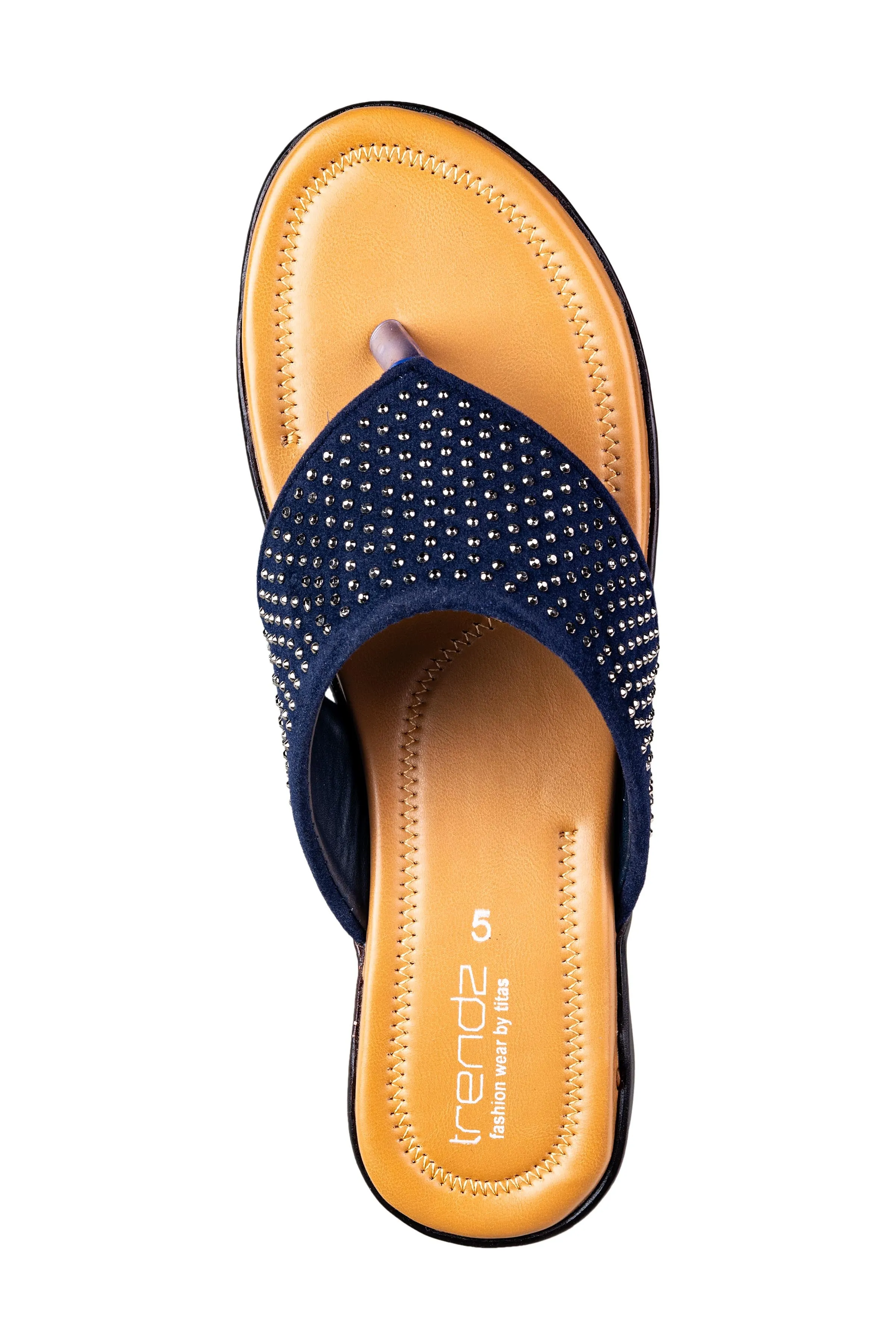 Trendz Ladies Blue Chappal