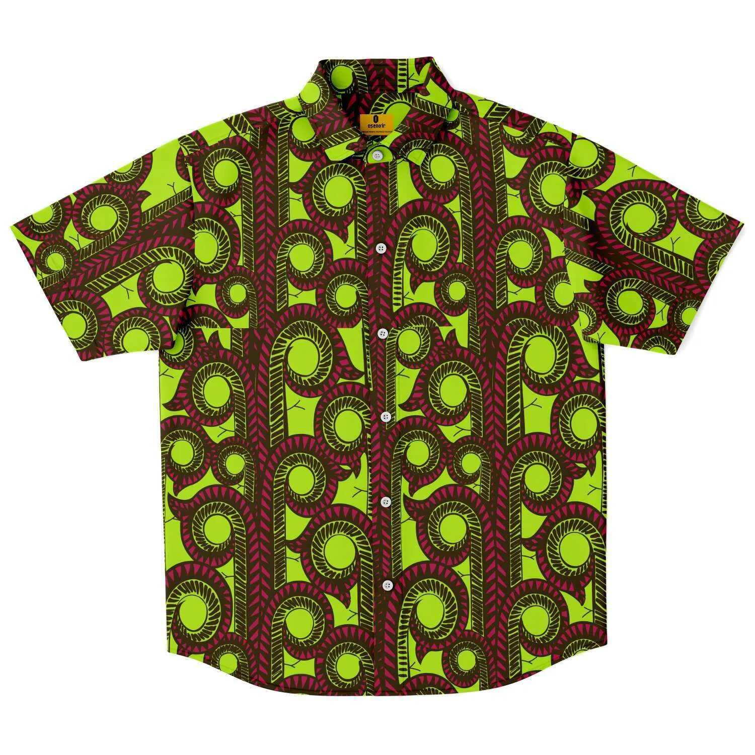 Uche African Print Short Sleeve Shirt