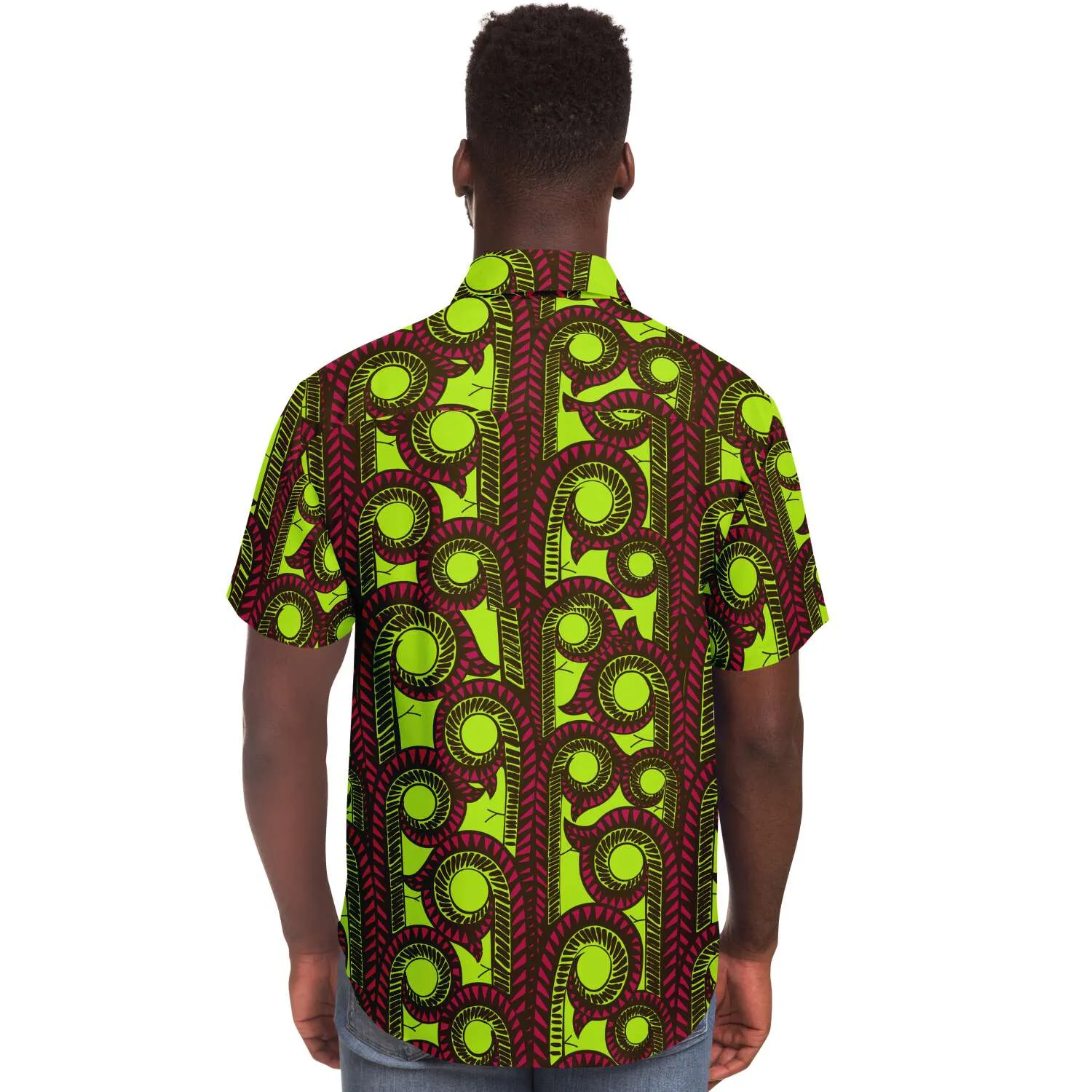 Uche African Print Short Sleeve Shirt