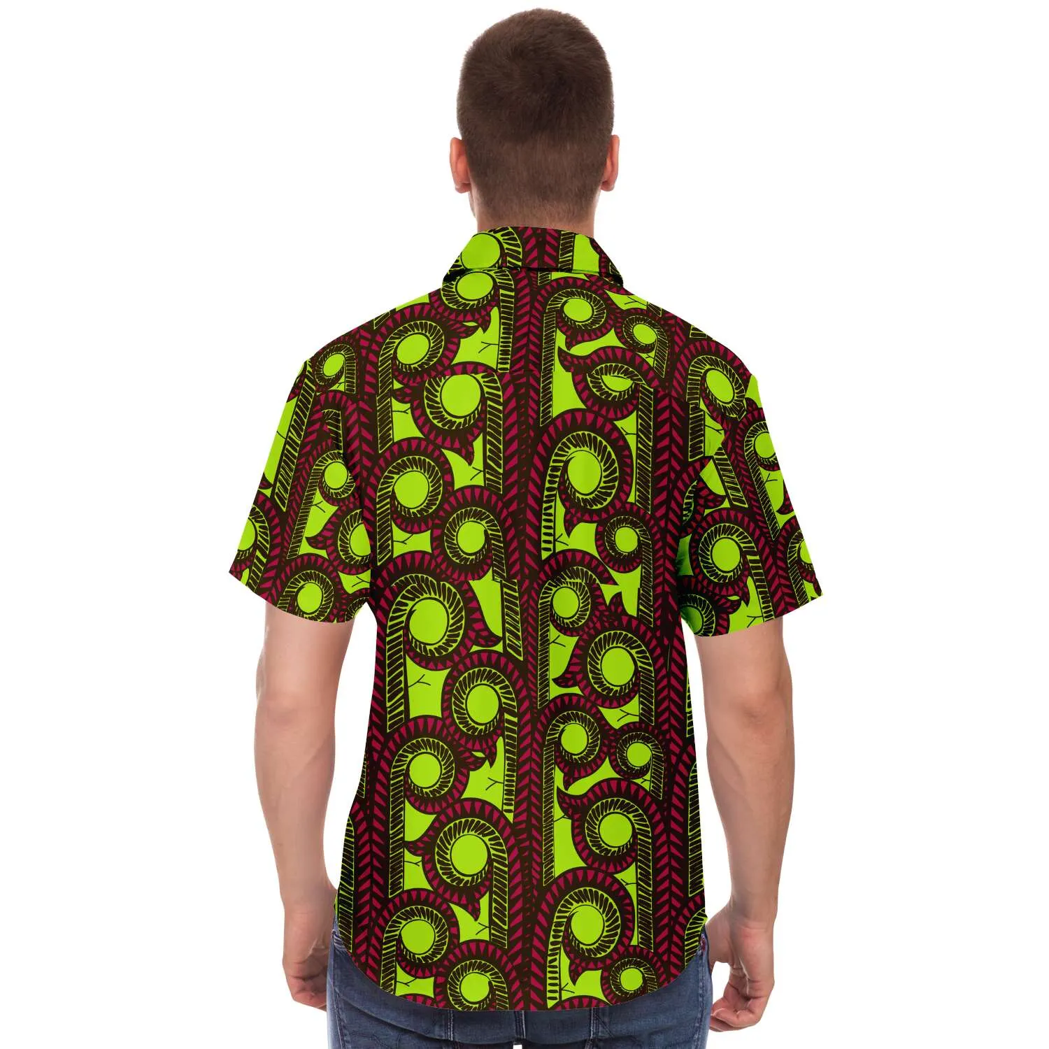 Uche African Print Short Sleeve Shirt