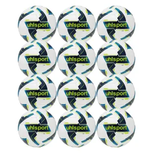 Uhlsport Team Training Football Size 4 Pack of 12 - White
