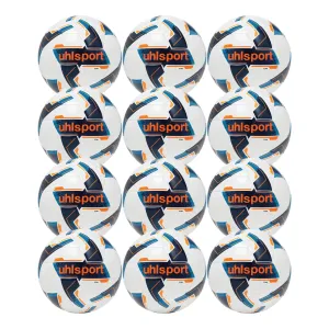 Uhlsport Team Training Football Size 5 Pack of 12 - White