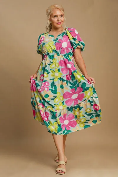 Umgee Petal Perfect Midi Dress
