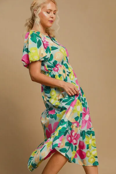 Umgee Petal Perfect Midi Dress