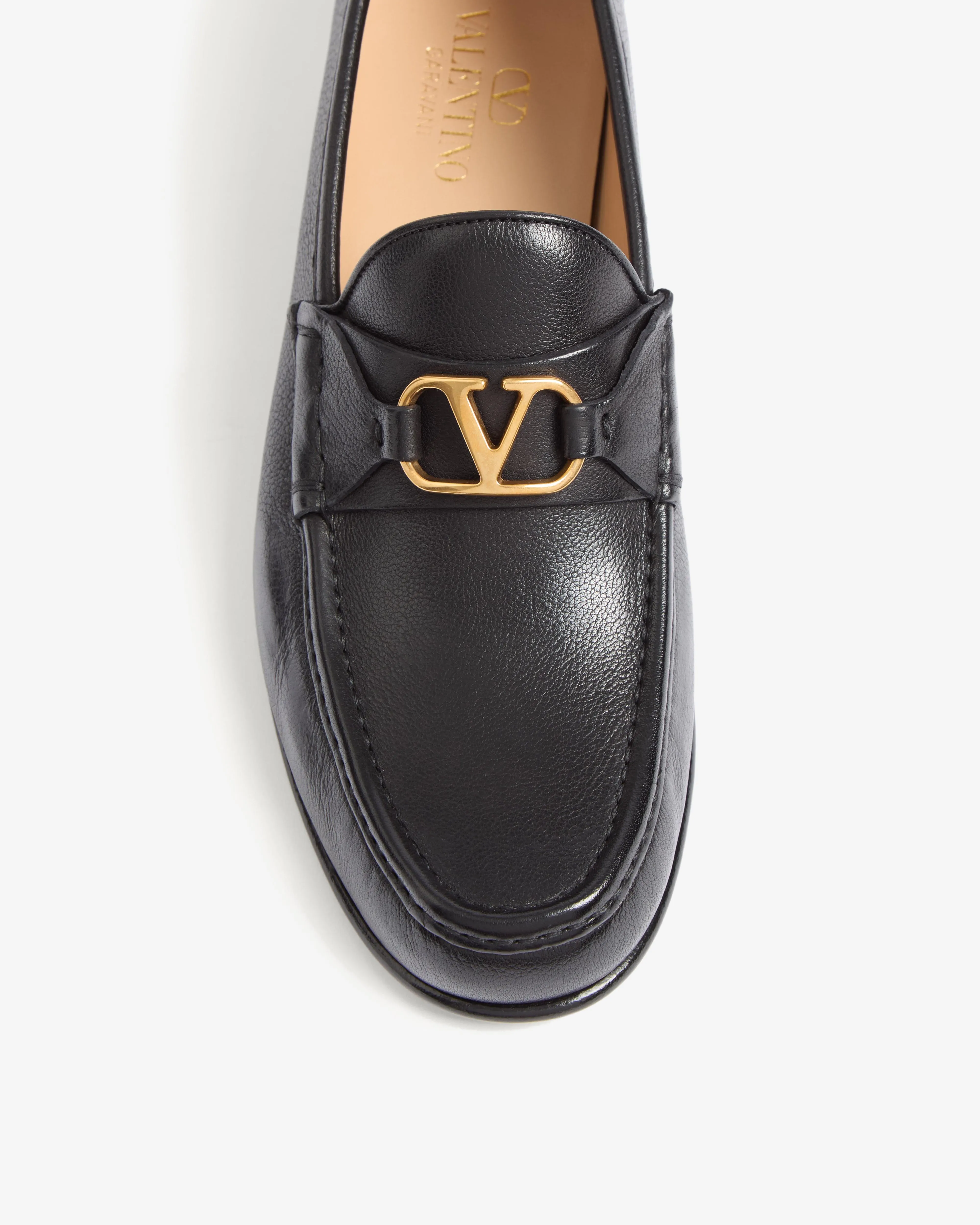 Valentino - Men's V-Logo Signature Buffalo Loafers - (Black)