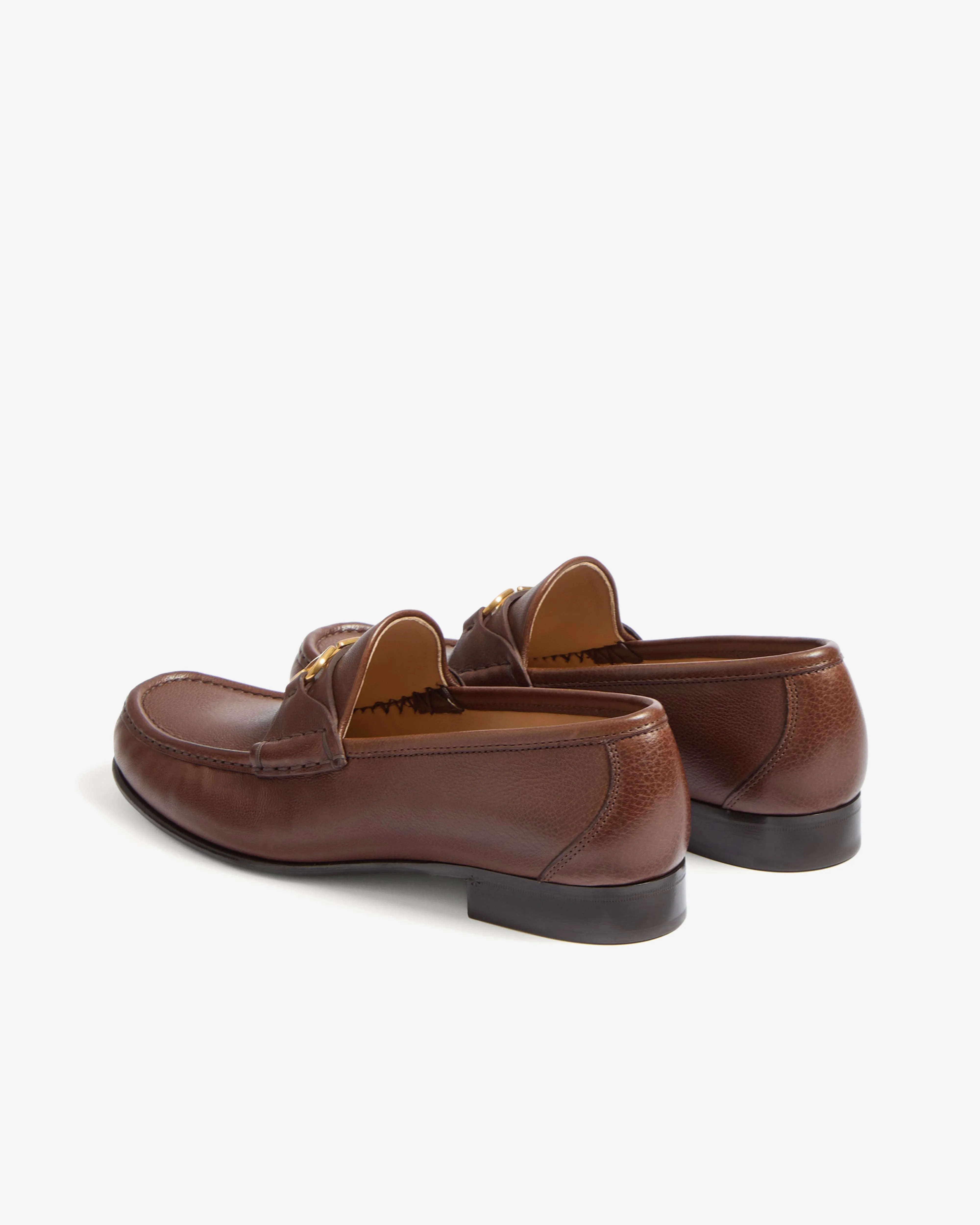 Valentino - Men's VLogo Signature Buffalo Loafers - (Bark Brown)