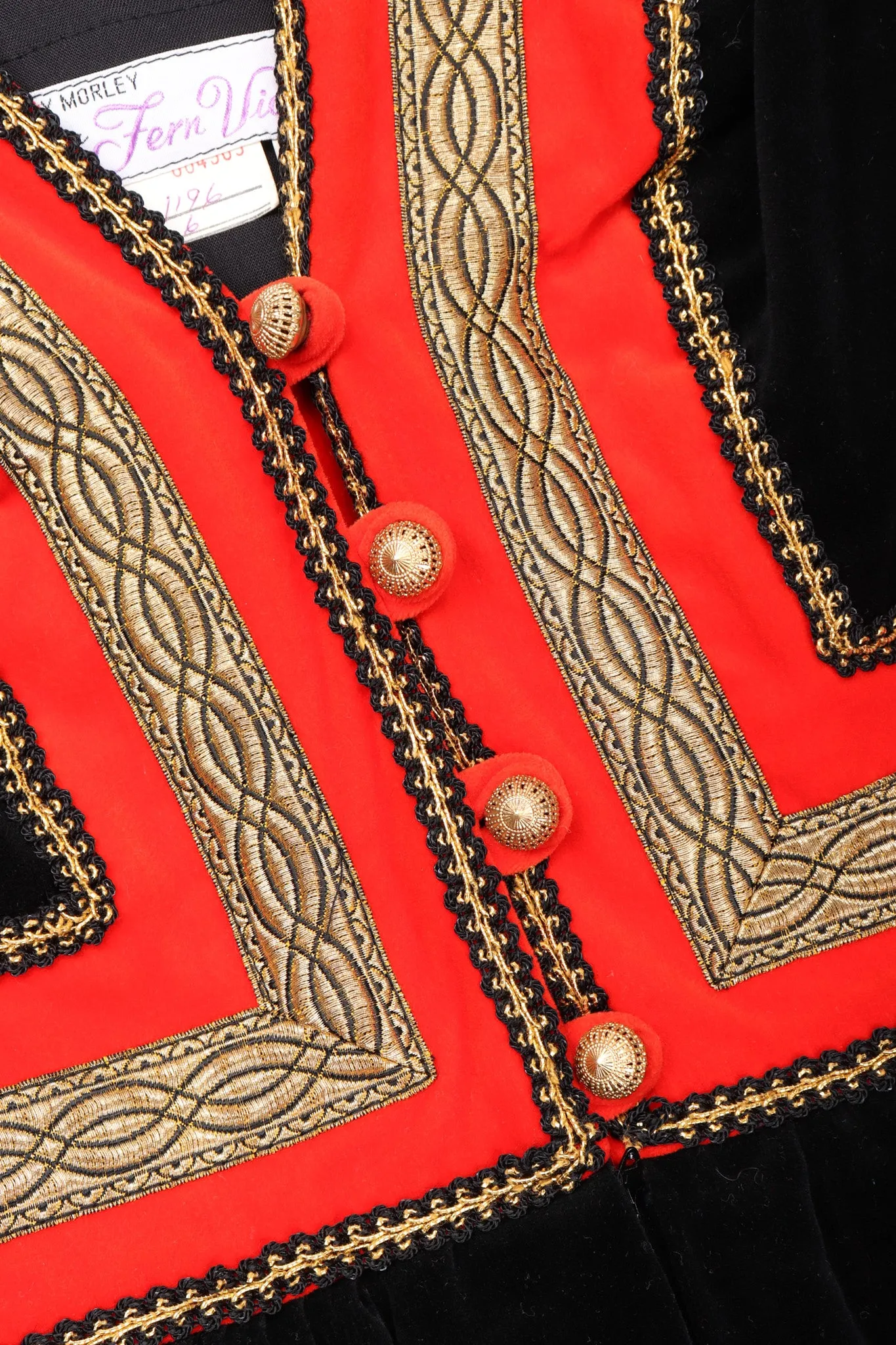 Velvet Peasant Dress