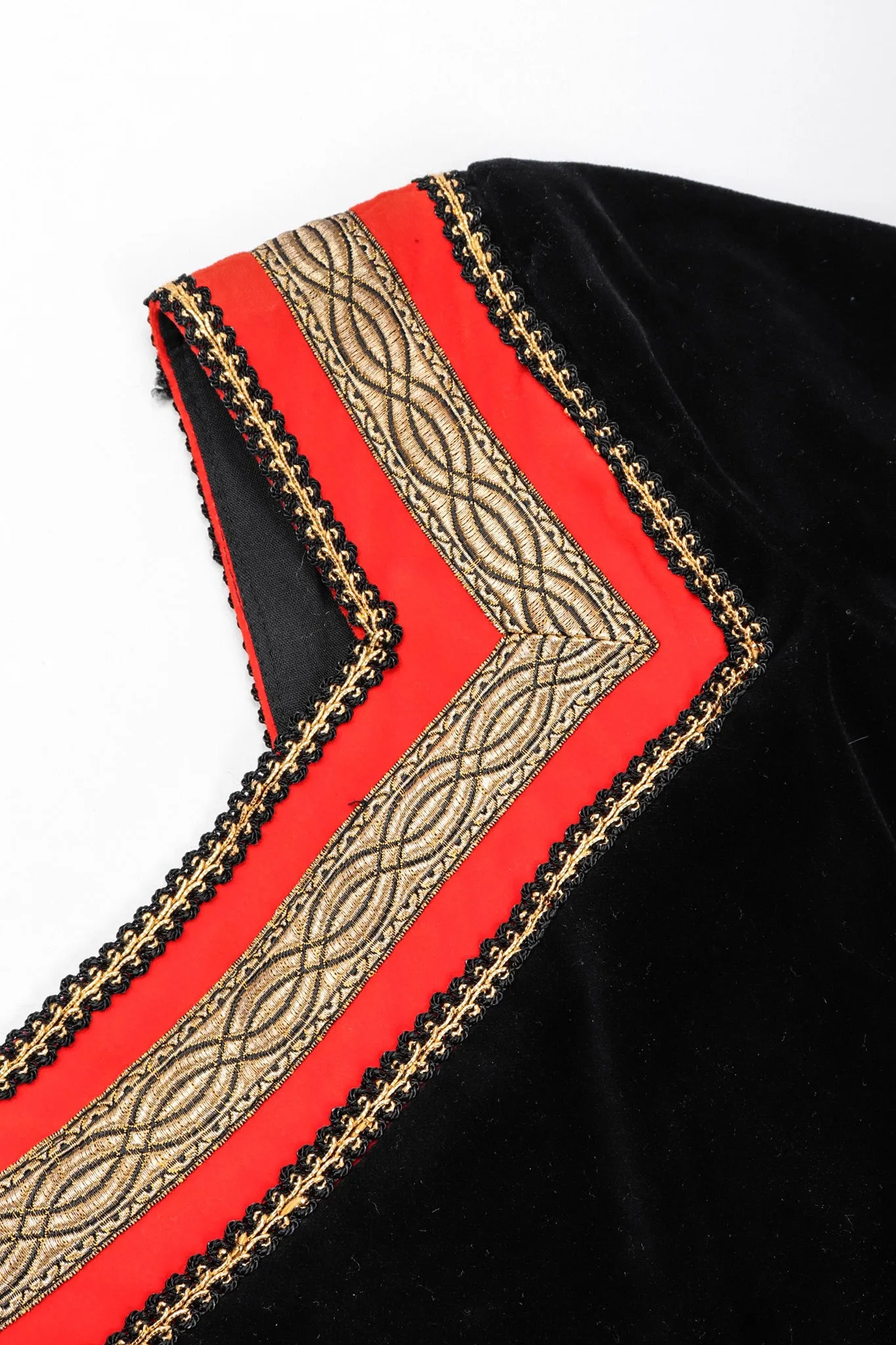 Velvet Peasant Dress