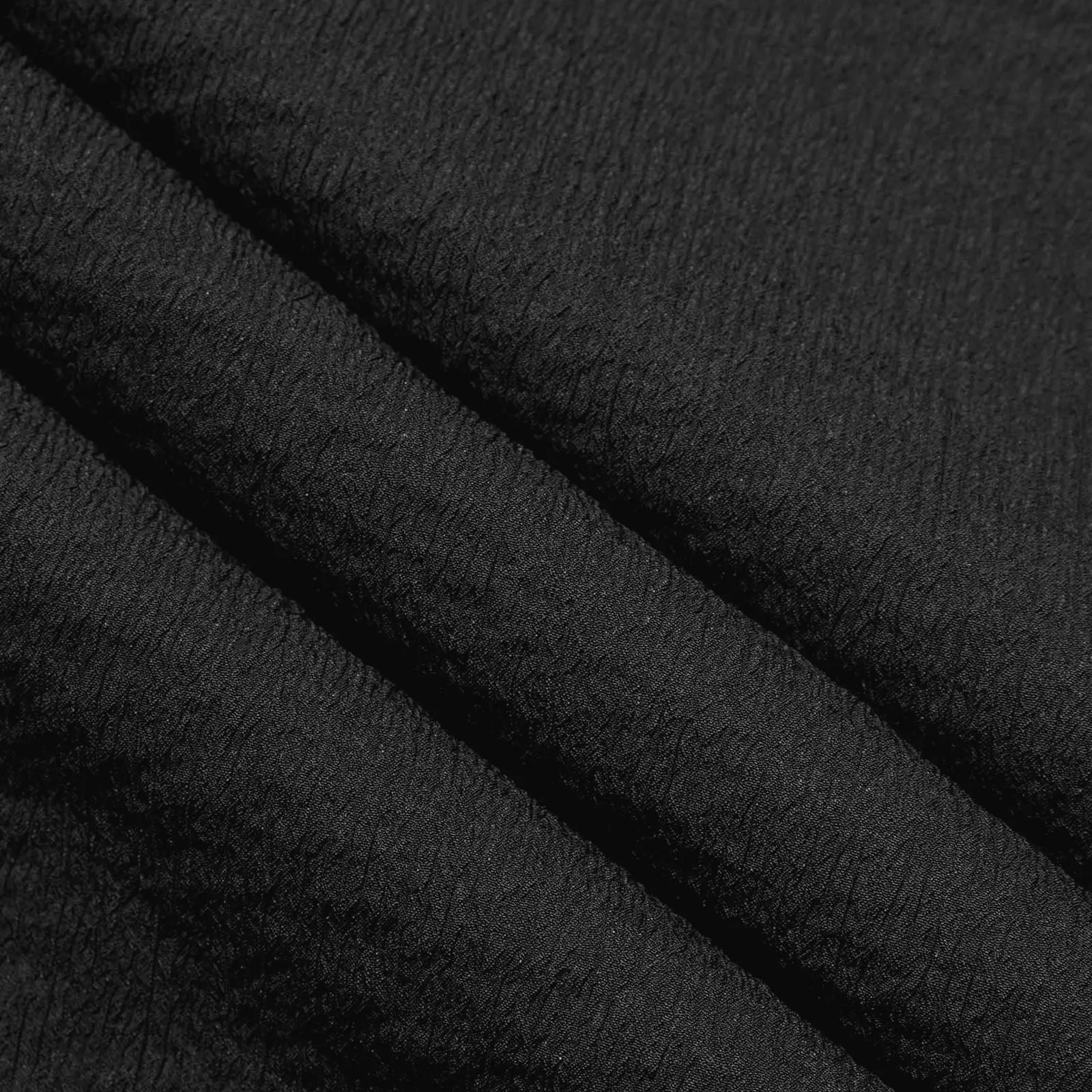 Wade Mirrored Logo Seersucker T-Shirt - Black