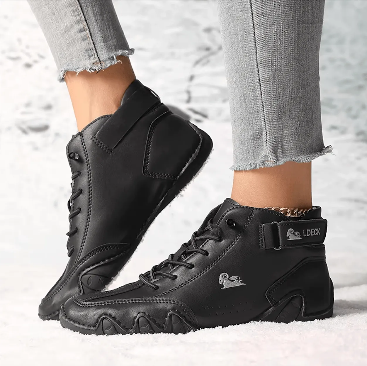 Warm and Stylish Women’s Waterproof Ankle Boots for Winter & Autumn