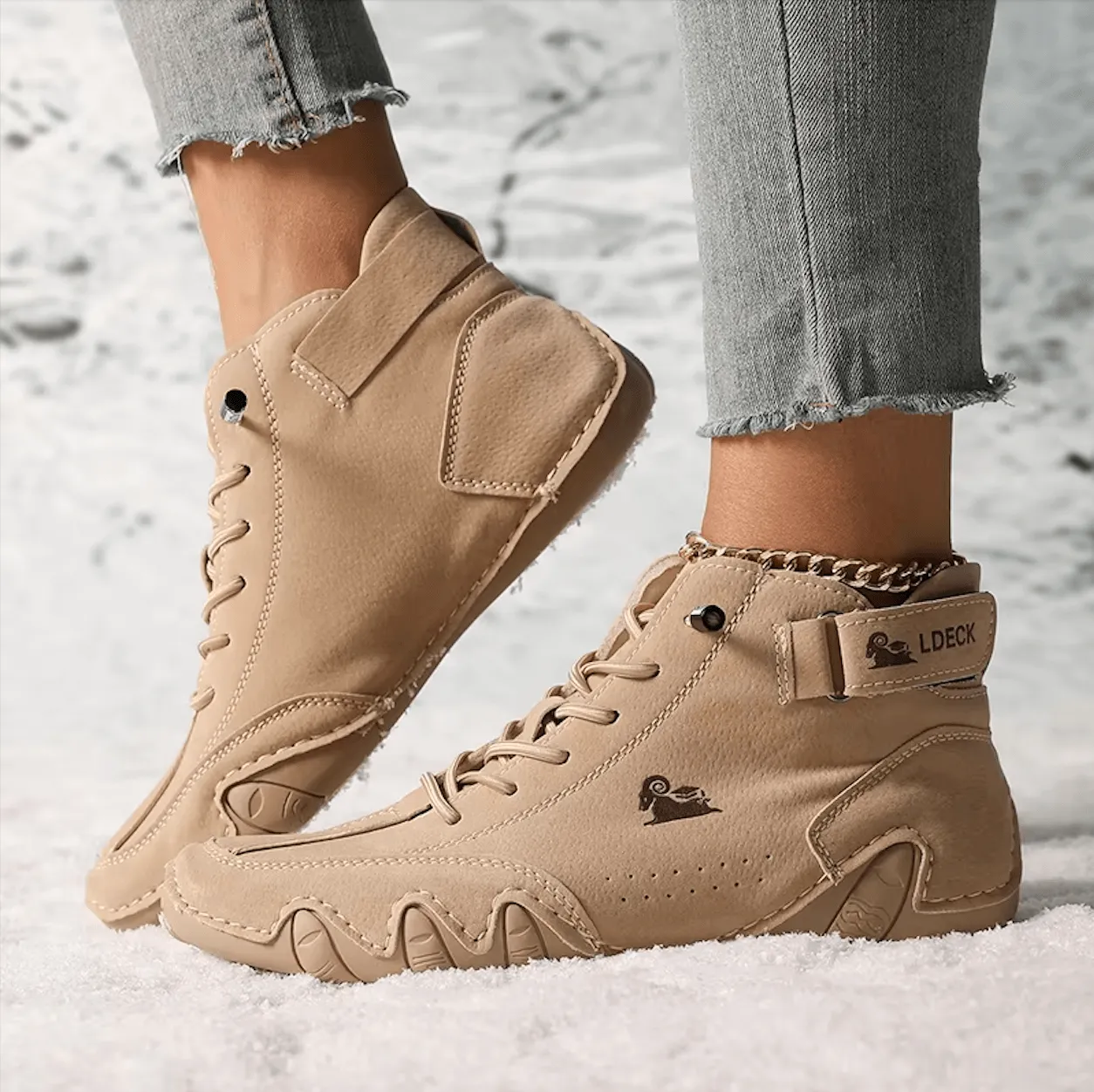 Warm and Stylish Women’s Waterproof Ankle Boots for Winter & Autumn