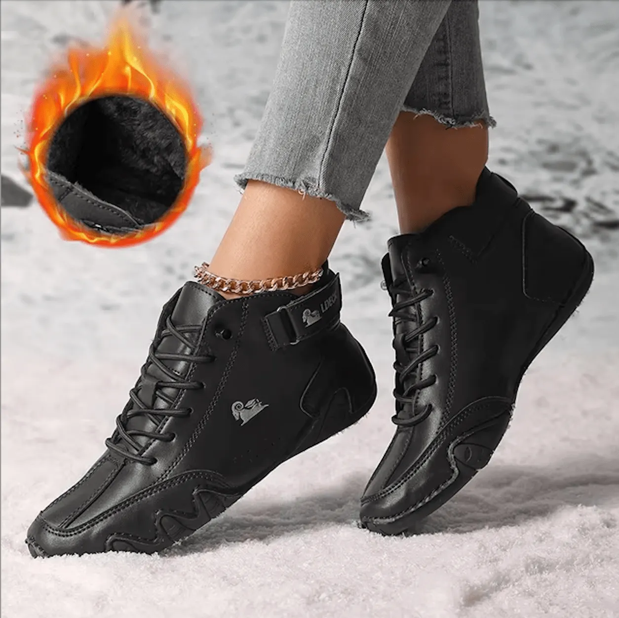 Warm and Stylish Women’s Waterproof Ankle Boots for Winter & Autumn