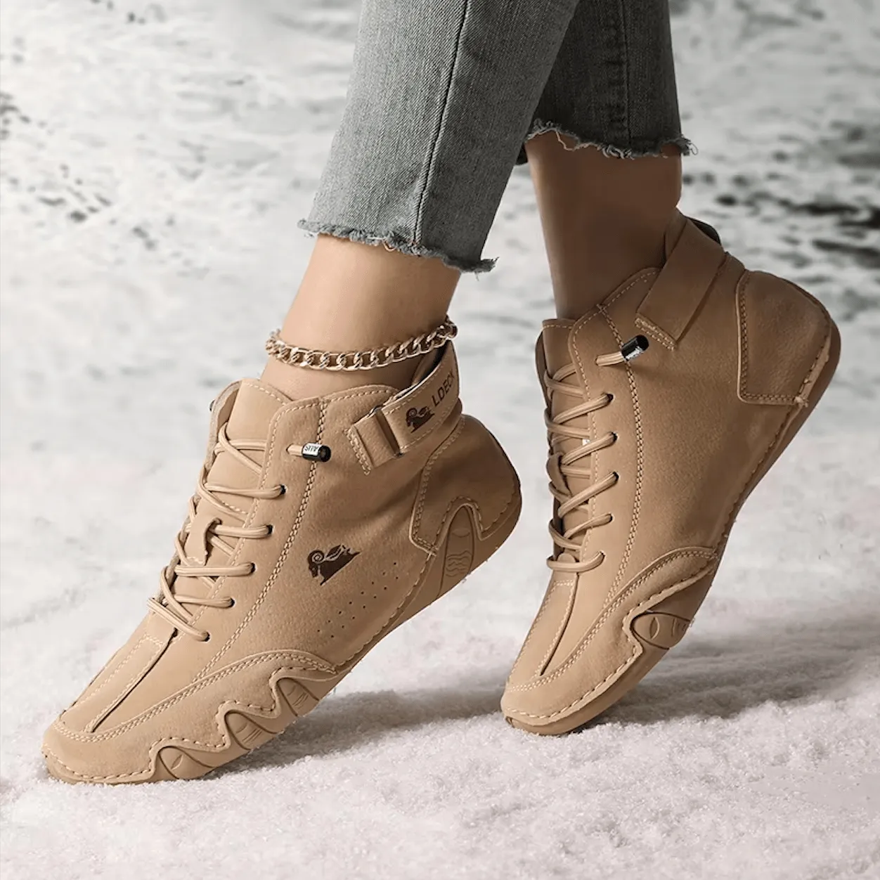 Warm and Stylish Women’s Waterproof Ankle Boots for Winter & Autumn