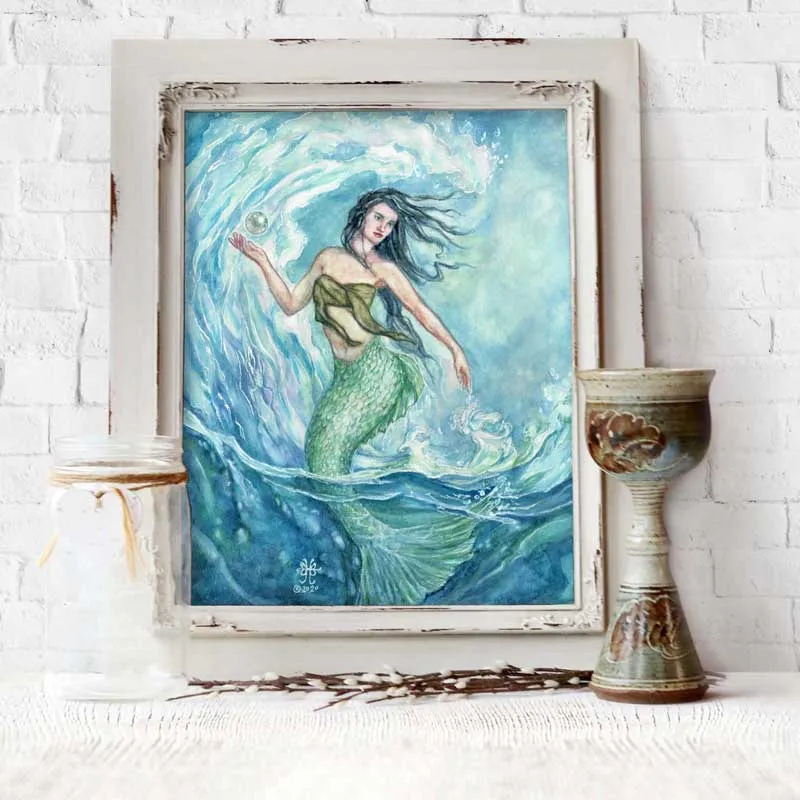 Water Elemental Sprite Necklace