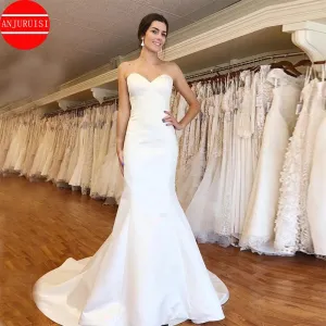 Wedding Guest Dresses: Wedding Dresses For Women Bride Gown Sweetheart Mermaid