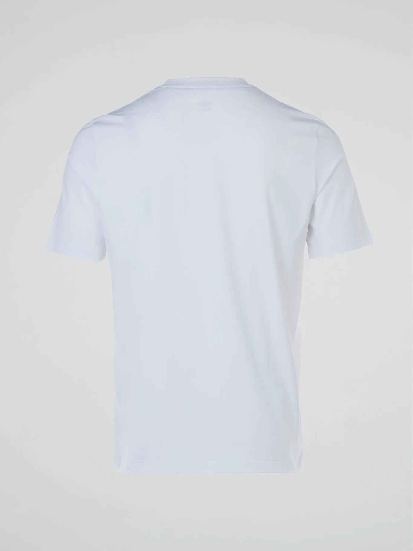 White Logo Print Crewneck T-Shirt