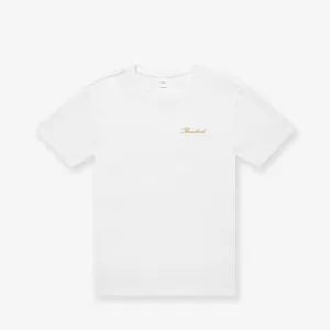 Winter Script '23 Oversized Tee - Blanc