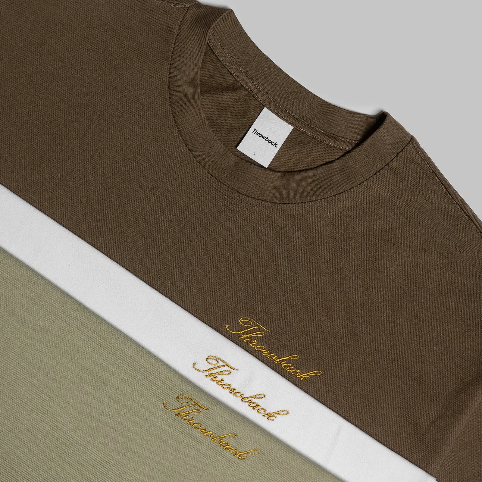 Winter Script '23 Oversized Tee - Blanc