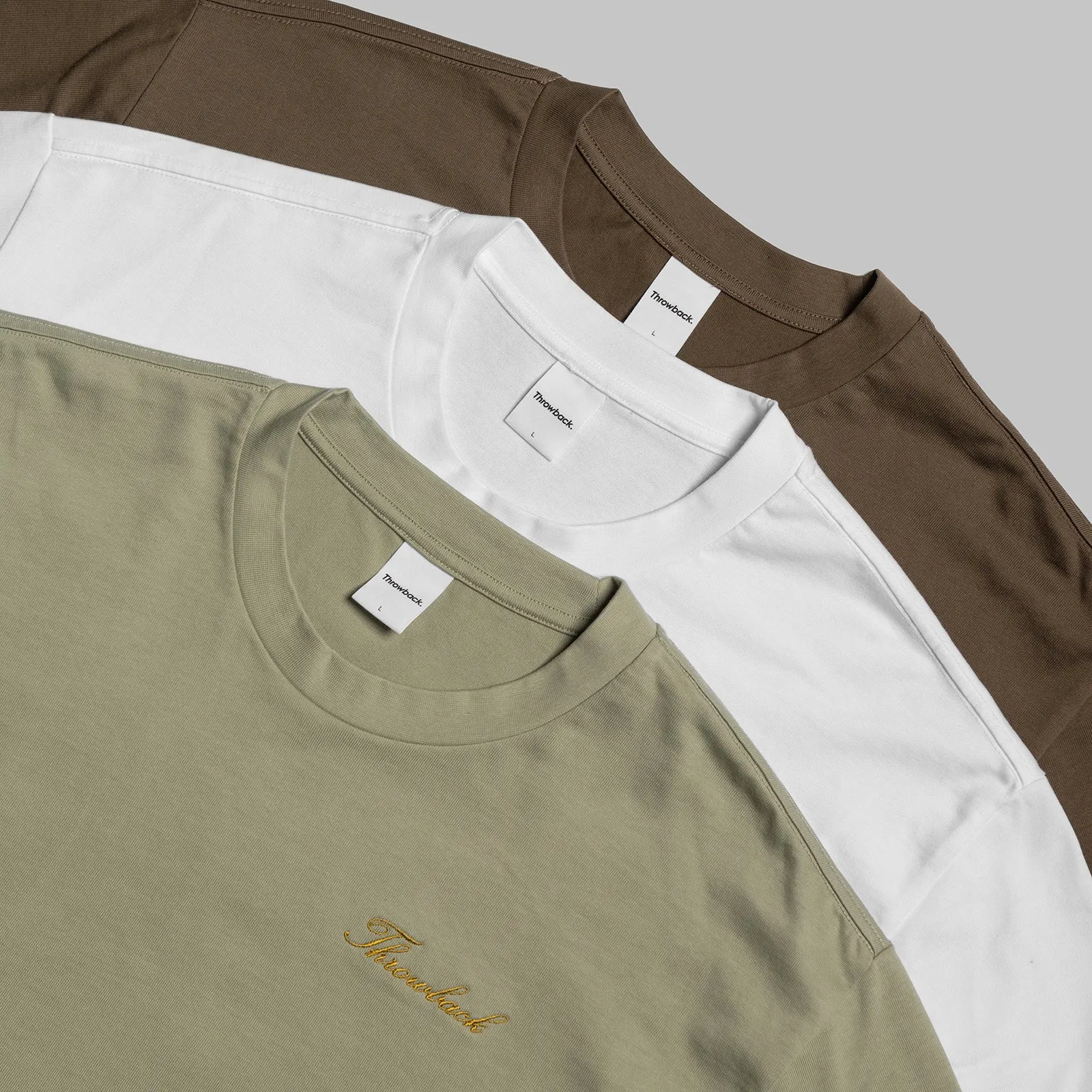 Winter Script '23 Oversized Tee - Blanc