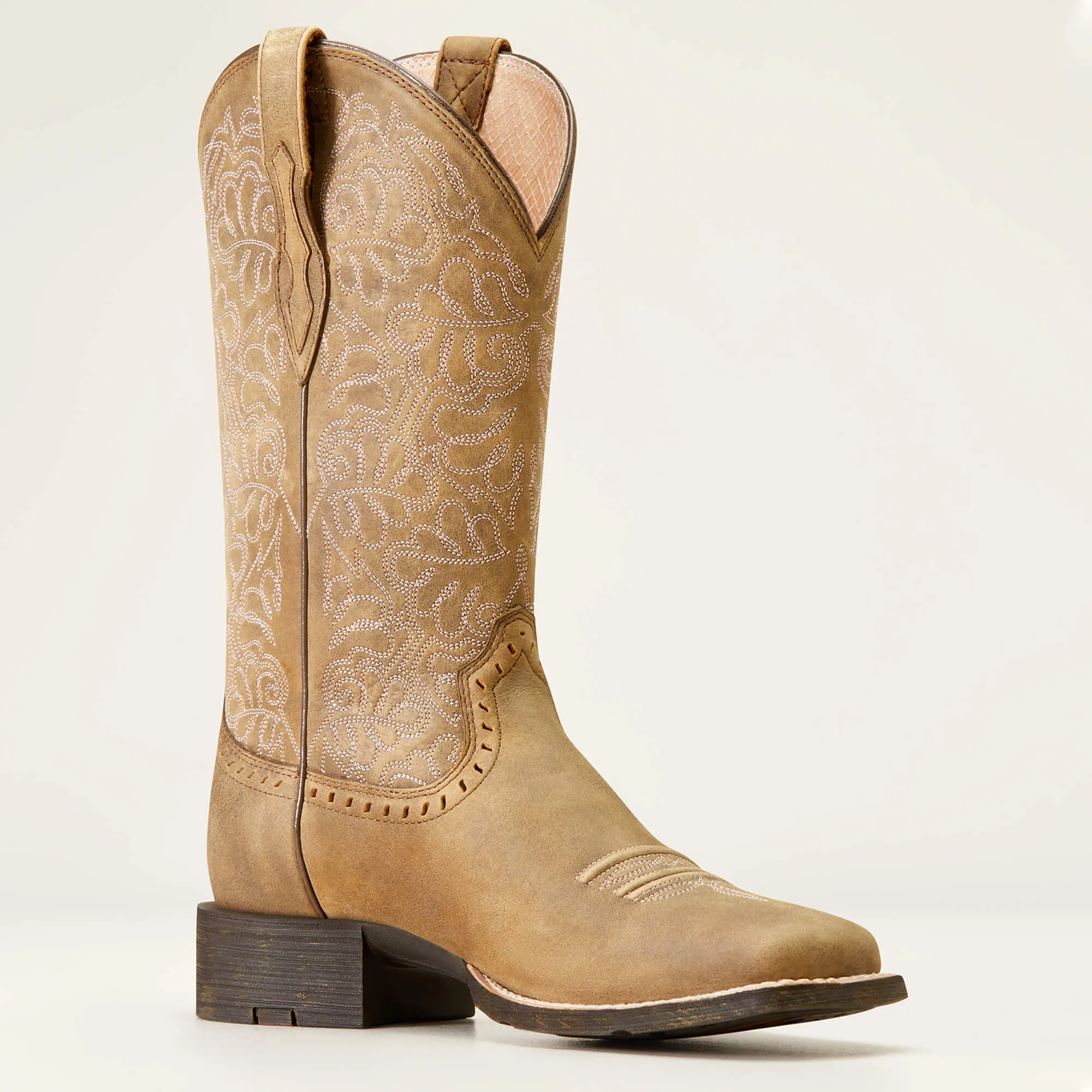 Women's Ariat Round Up Remuda Wide Square Toe Boots