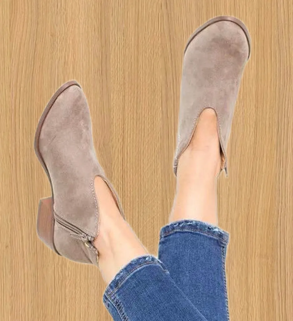 Women’s V-Cut Ankle Boots | Stylish Design, Comfortable Fit, Perfect for Everyday Wear