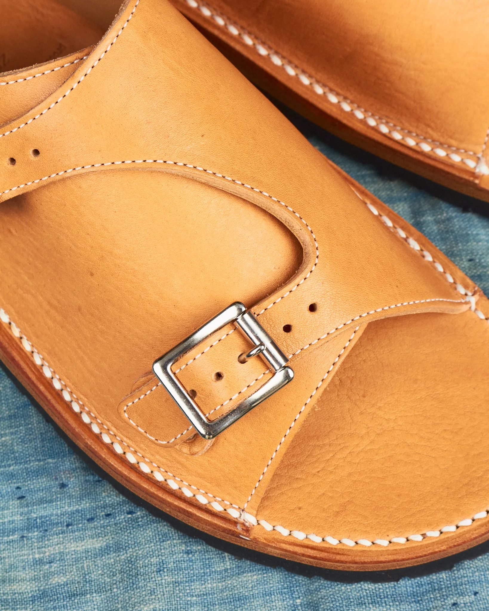 Zerrows Double Monk Sandal Camel