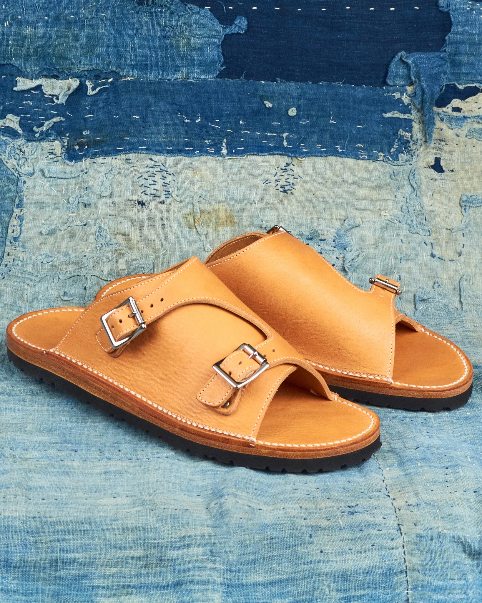 Zerrows Double Monk Sandal Camel